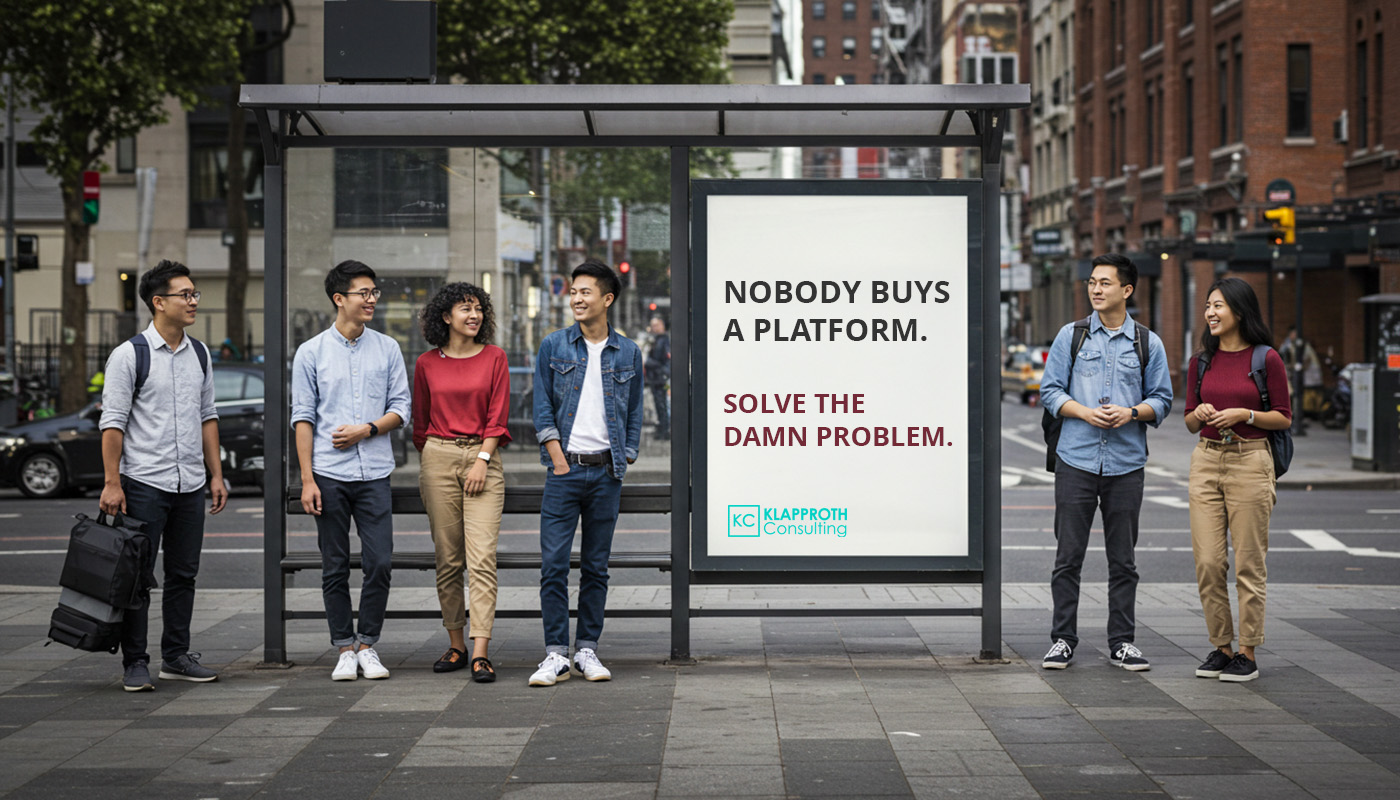 Ignite your sales by solving a $10M problem with expert help from Klapproth Consulting.
